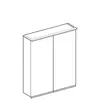 Geberit Option Plus 500.593.00.1 Зеркальный шкаф с подсветкой, две двери, 60x70x17.2см