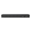 Gessi Hi-Fi 63028#707 Термостат для душа, с вкл. до 5 источников одновременно (внешняя часть), с полкой из черного мат. стекла, цвет: Black Metal Brushed PVD