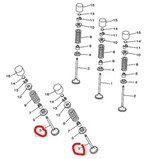 Клапан выпускной YAMAHA 5NL-12121-10-00 YZ250F 01-13 WR250F 01-13