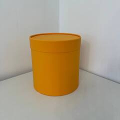 Цилиндр одиночный с завальцовкой, 16*16 см, Мандариновый, 1 шт.