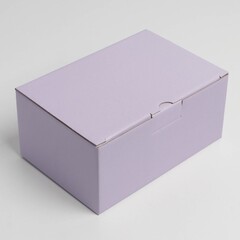 Коробка самосборная одиночная Прямоугольник, 15*22*10 см, Лавандовый, 1 шт.