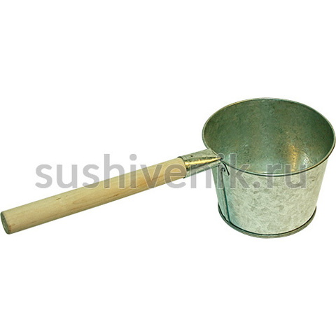 Ковш оцинкованый банный, 2 л - 6