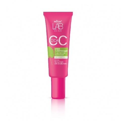 LAB colour CC CICA крем тонирующий с Центеллой  Азиатской 20мл Белита