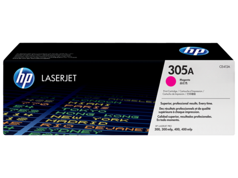 Картридж лазерный цветной original 305A CE413A пурпурный (magenta), до 2600 стр - купить в компании MAKtorg