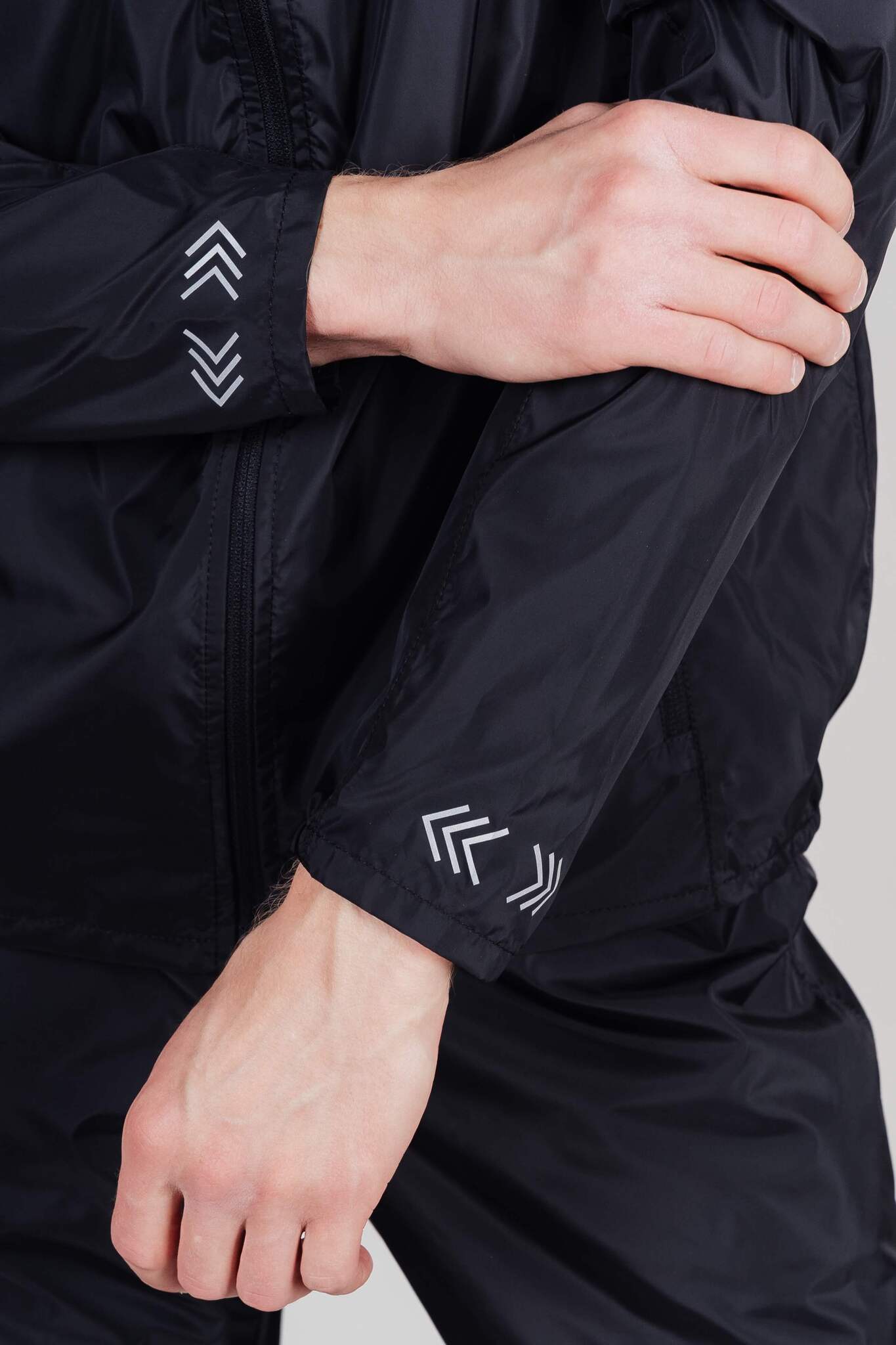 Мужская беговая ветровка Nordski Rain total black - 9