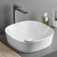 ArtCeram Ghost GHL001 01 00 BI*0 Раковина накладная, цвет: белый фото