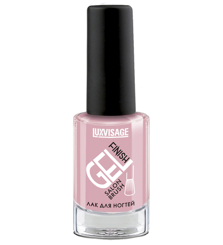 LuxVisage Лак для ногтей GEL finish тон 21 светло-лиловый  9мл