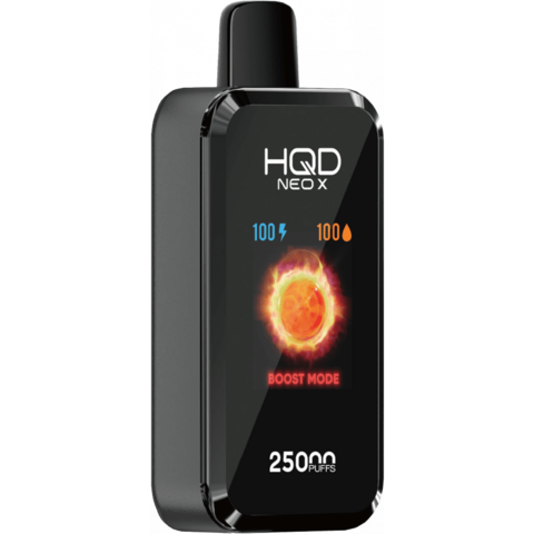 HQD NEO X 25000 - Темный спелый виноград с мятой