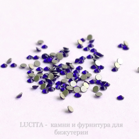 2058 Стразы Сваровски холодной фиксации Cobalt ss 5 (1,8-1,9 мм), 20 штук (WP_20140814_14_01_28_Pro)