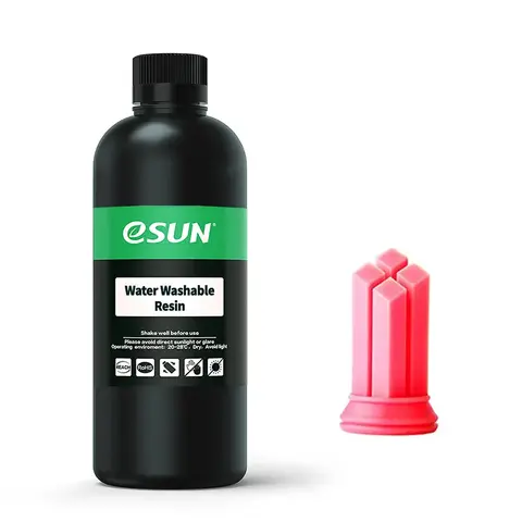 Фотополимер ESUN Water Washable красный (0,5 кг)