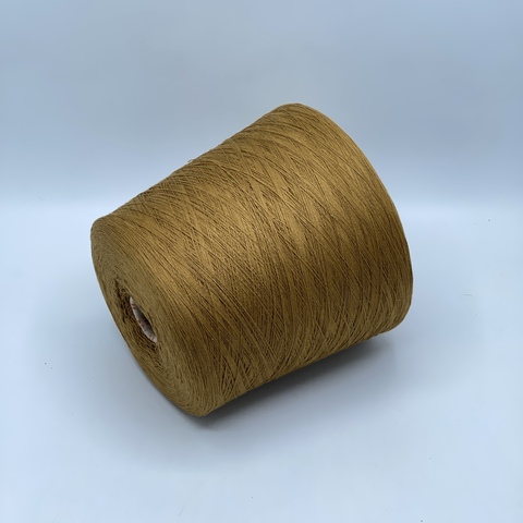 Бобинная пряжа,Cotton combed, 1693м. 100%Хлопок, Античное золото(933), 39143