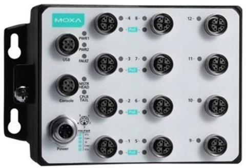 Коммутатор управляемый MOXA TN-G6512-8GPoE-WV-CT-T