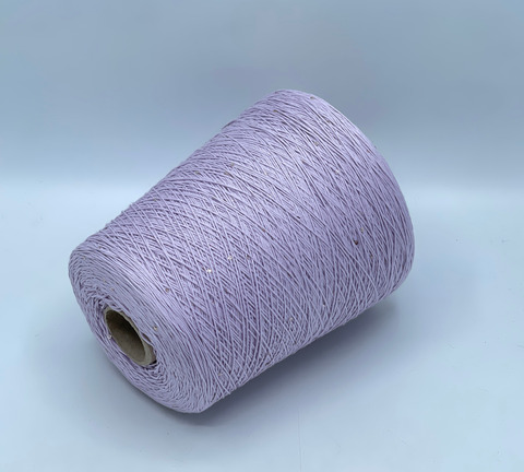 Бобинная пряжа, Cotone Paillettes, 450м, 97% Хлопок, 3% Полиэстер(пайетка), Лиловый. 40708