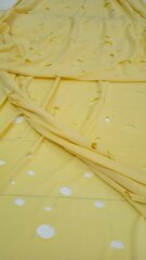 Кулир (принт). Желтый с прорезями Варак, 0,55м