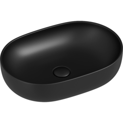 Ceramica Nova Element CN6047MB Умывальник чаша накладная овальная, 60x41.5, цвет: чёрный фото