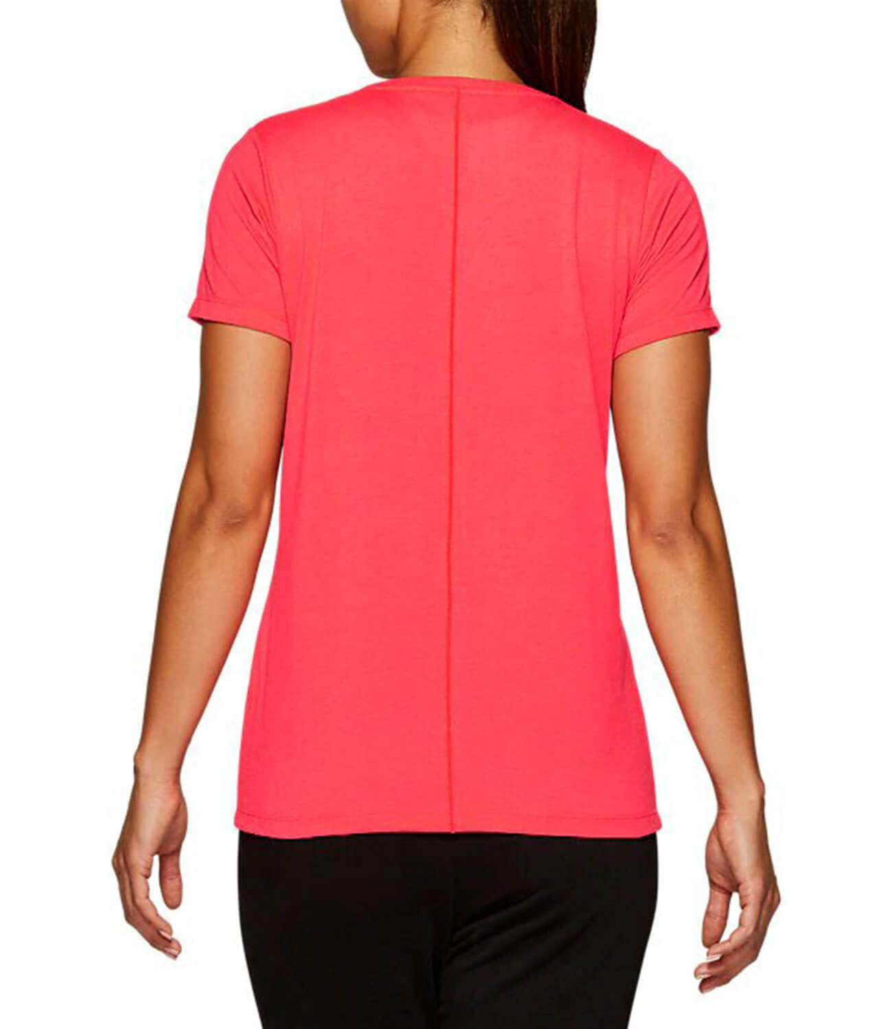 Asics Essential Cotton Blend футболка для бега женская розовая - 2
