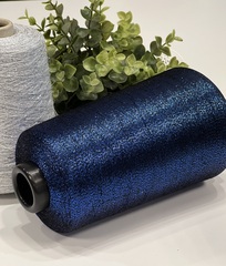 Вискоза с люрексом SINFLEX SOFT 4400 синий электрик с напылением в цвет