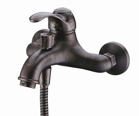 WasserKRAFT Isar 1301 Смеситель для ванны с коротким изливом, цвет: бронза