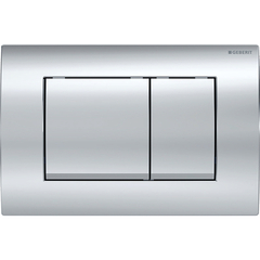 Geberit Delta 115.137.21.1 Смывная клавиша, для двойного смыва, глянцевый хром фото