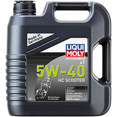 20830 LiquiMoly НС-синт. мот.масло Motorbike 4T HC Scooter 5W-40 SN Plus MA2 (4л) - 4 л