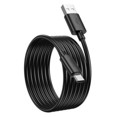 Кабель для зарядки hoco X88, USB-C 3.0А, 2м, черный