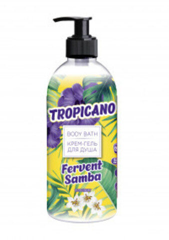 TROPICANO ARDENT FERVENT SAMBA крем гель для душа 600 мл