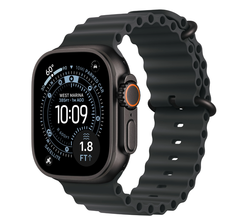 Умные часы Apple Watch Ultra 3 49mm Black Ti Black Ocean Band (MF0J4)