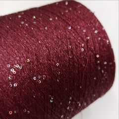 Sequin Lurex люрекс с пайеткой 3000м/100гр 007 Вишня, пайетка галографическая