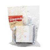 Переключатель перекрёстный одноклавишный - Legrand SUNO - 10АХ 250В винтовые зажимы - Белый — фото 2