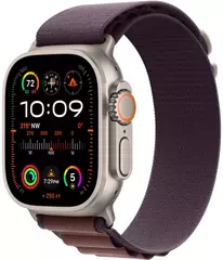 Apple Watch Ultra 2, 49 мм, корпус из титана, ремешок Alpine цвета индиго