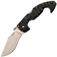 Фото Нож складной Cold Steel Spartan, сталь AUS-10A, рукоять Griv-Ex, черный