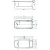 Allen Brau Infinity 2.21003.20/PGM Акриловая ванна, 170x78, цвет: серый