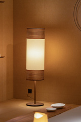 Напольный светильник Nomon TAMIZ FLOOR Walnut/Gold