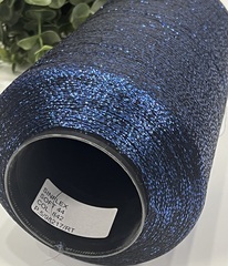 Вискоза с люрексом SINFLEX SOFT 4400 синий электрик с напылением в цвет