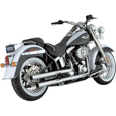 VANCE & HINES MUFFLER STR-CUT07-17FLSTN MUFFLER STRAIGHTSHOTS HS CHROME