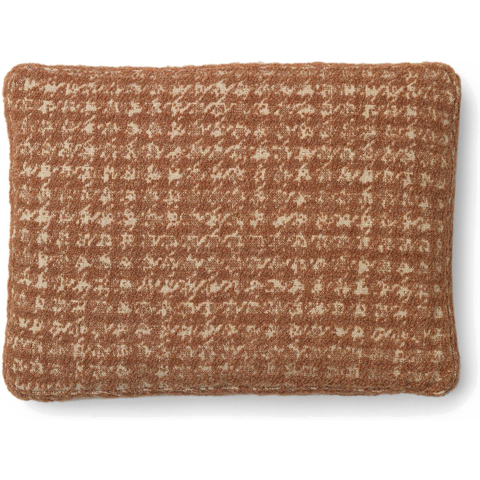 Фото: Подушка Cushion 48x35  оранжевый гусиная лапка - основной вид