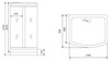 Timo Lux T-7715 Душевая кабина 120x90