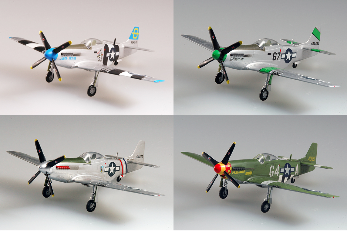 Модель Истребитель ВВС США P-51D Мustang масштаб 1:72