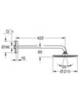 GROHE Rainshower Cosmopolitan 26171000 Душ верхний с кронштейном
