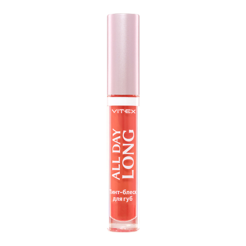 VITEX Тинт-блеск для губ ALL DAY LONG, тон 32 All day bright,3г