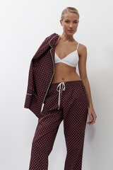 Пижама женская со штанами ARUELLE GEORGETTE | Бордовый