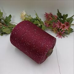 Sequin Lurex люрекс с пайеткой 3000м/100гр 007 Вишня, пайетка галографическая