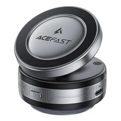 Автозарядка ACEFAST E29 Fast Wireless 15W Charger And Magnetic Holder, металлик