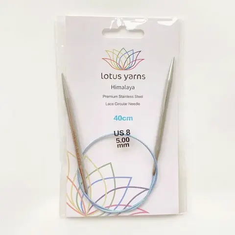 Спицы Lotus Yarns Himalaya Premium круговые 5 мм/40 см 14011