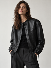Кожаная куртка Maison David, XS