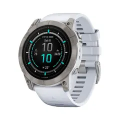 Умные часы Garmin Epix Pro (Gen 2), 51mm, Sapphire Edition Titanium with Whitestone Band (010-02804-11)