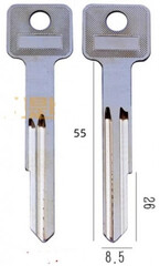 Заготовка английского ключа 14016 AP-2D (длинный 55mm) 8.5*2*26(55)mm