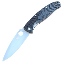 Фото Складной нож Spyderco Resilience, сталь 8Cr13MoV, рукоять FRN, черный