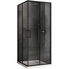 Abber Schwarzer Diamant AG02100B5 Душевой уголок, 100x100x190, цвет: чёрный фото