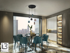 Люстра Nimes 6L разноцветная